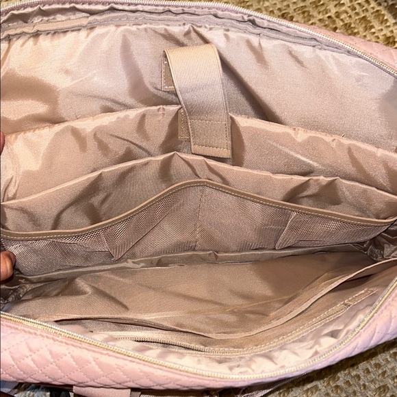 Blush Quilted Laptop Bag - Picture 9 of 10